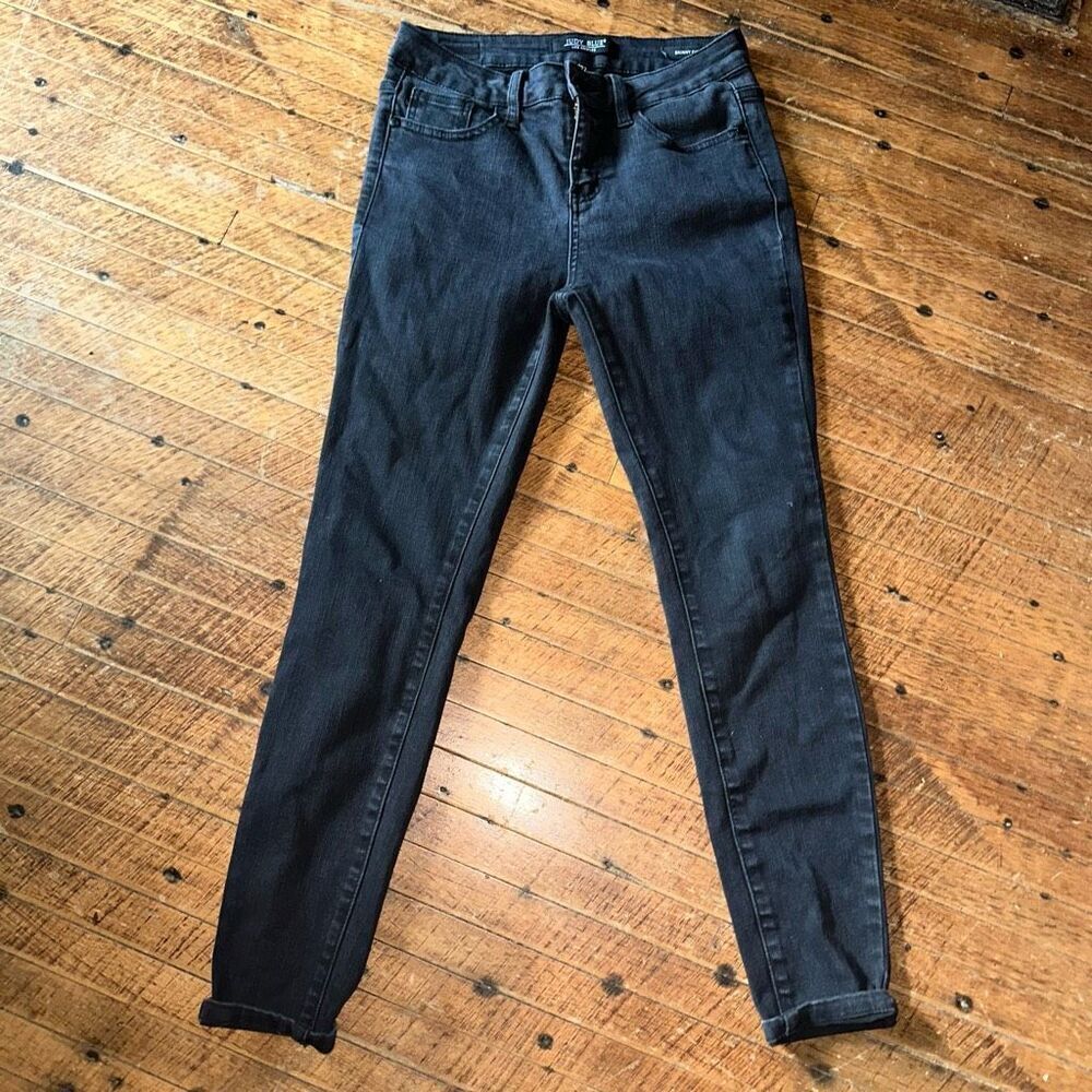 Judy Blue boutique stretchy 5/27 black normcore skinny jeans
